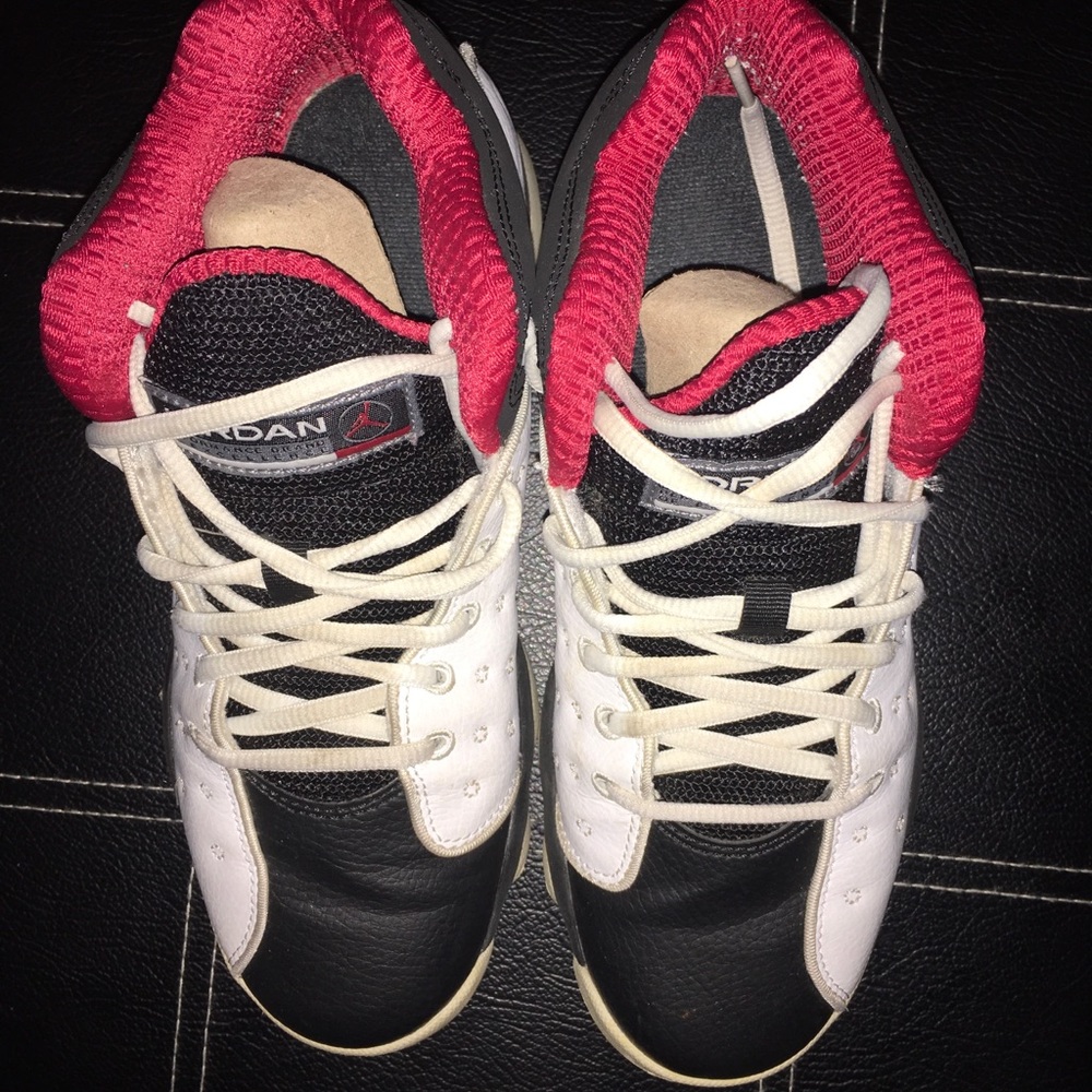 2 pair of Jordan Flight sneakers